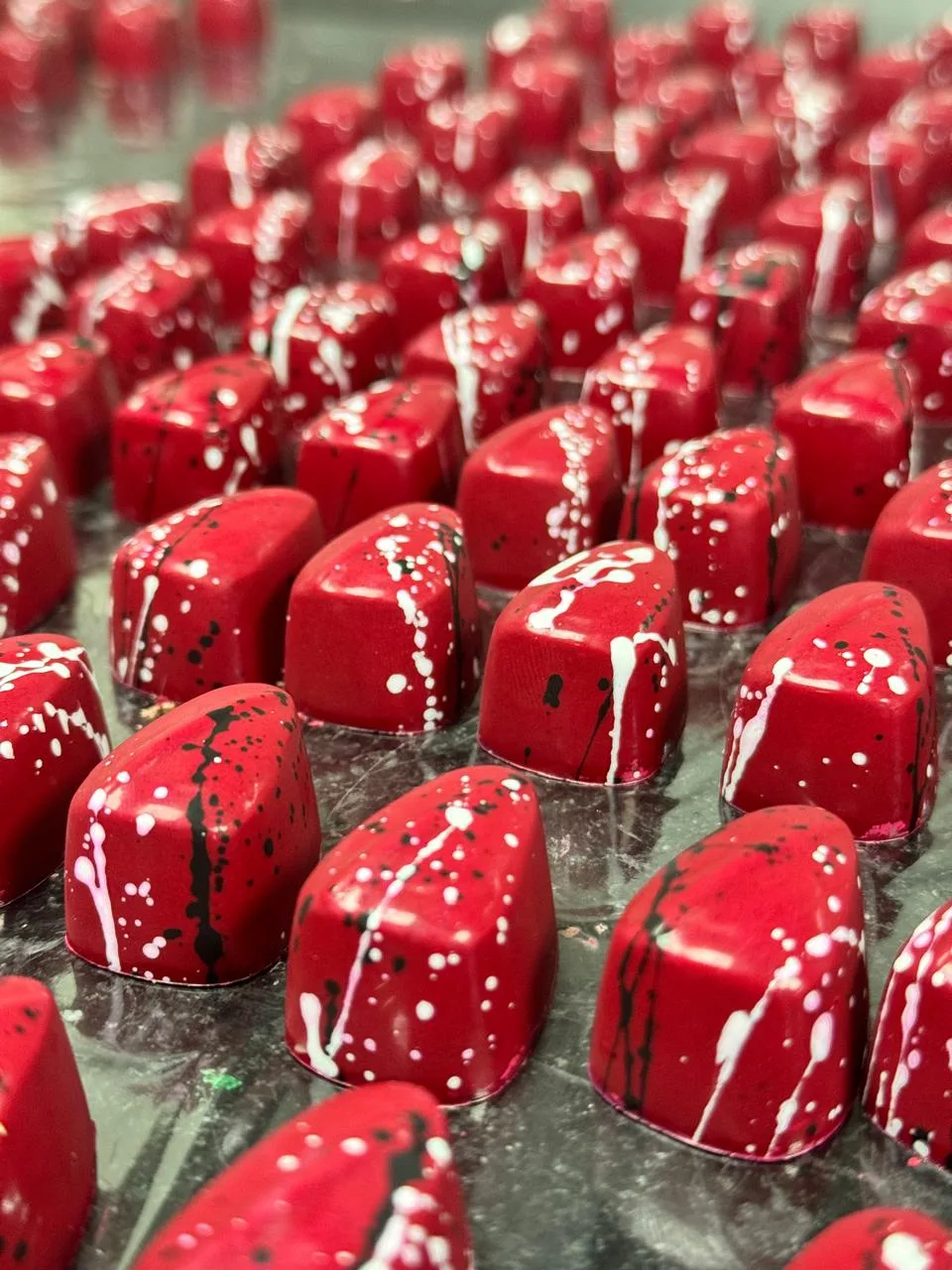 Chocolate bonbon work by pastry chef Apeksha Saste — 5 of 8