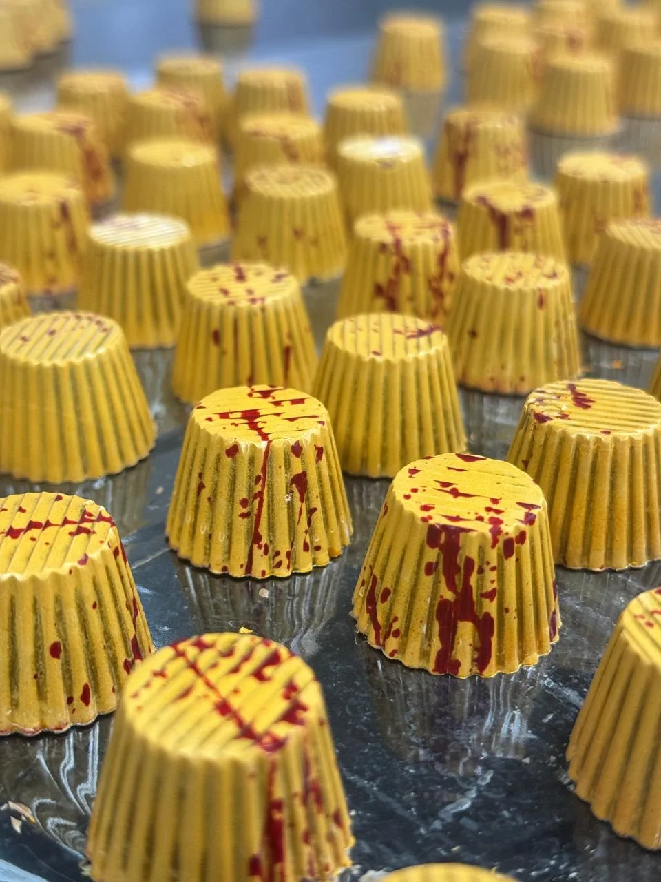 Chocolate bonbon work by pastry chef Apeksha Saste — 6 of 8
