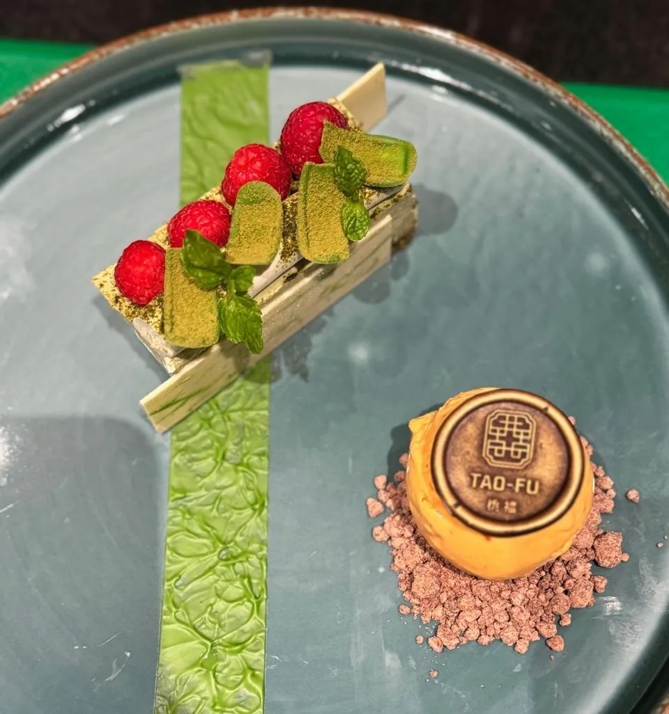 Plated dessert by pastry chef Apeksha Saste — 2 of 4