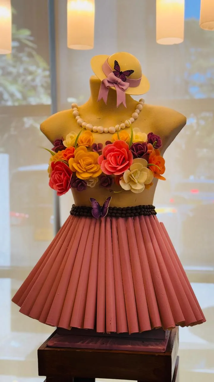 Chocolate showpiece by pastry chef Apeksha Saste — 3 of 8