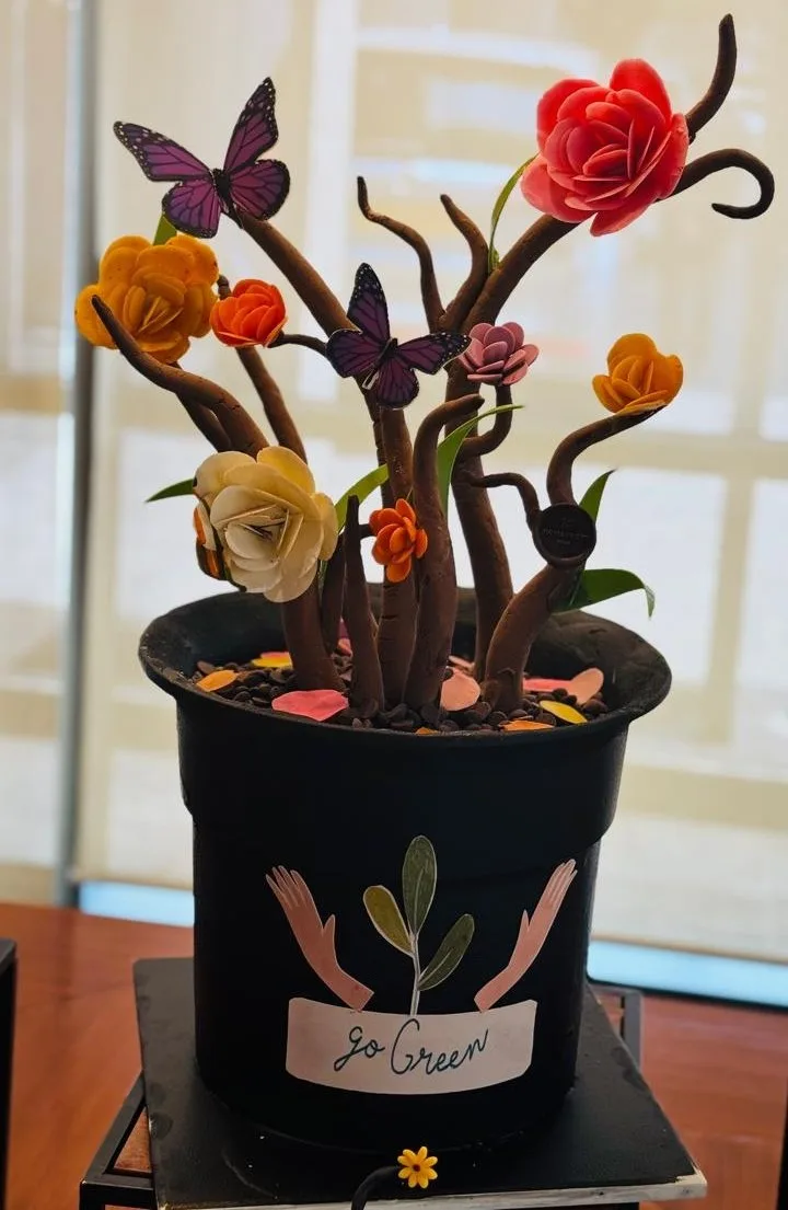 Chocolate showpiece by pastry chef Apeksha Saste — 4 of 8